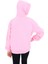 Pembe Pengai Yazı Baskı Polarlı Kız Çocuk Sweatshirt 16464 5