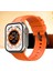 Apple Watch Seri 8 7 6 5 4 3 2 Se Ultra 42MM / 44MM / 45MM / 49MM Uyumlu Spor Silikon Kordon 2
