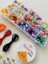 No:25 Soft Figür Model Boncuk, Fimo, Meyve, Harf Boncuk Takı Yapım ve Hobi Seti Metalli 2