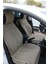 Fresh Start renault Clio 2 Sedan Uyumlu Lüx Oto Koltuk Minderi Ön Arka 5'li Set Star Five Serisi Bej 2
