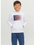 Jack & Jones Baskılı Erkek Çocuk Beyaz Sweatshirt Jjecorp Logo 2