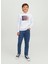 Jack & Jones Baskılı Erkek Çocuk Beyaz Sweatshirt Jjecorp Logo 4