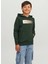 Baskılı Erkek Çocuk Koyu Yeşil Sweatshirt Jjecorp Logo 2