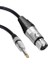 6.3 mm Mono To Xlr Dişi Mikrofon Kablosu 10 Metre 1