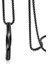 Erkekler ve Kadınlar Için Paslanmaz Çelik Link Zincirli Unisex Twisted Cube Bar Kolye (Yurt Dışından) 4