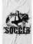 Soccer Röveşata Gol Atan Futbolcu Taktik Baskılı Tişört Çocuk T-Shirt 2