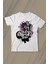 Motorcycle Motor Ride Skull Kuru Kafa Baskılı Tişört Çocuk T-Shirt 1