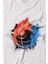 Fire Meteor Basketball Ateş Topu Baskılı Tişört Çocuk T-Shirt 2