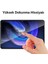 Xiaomi Mi Pad 6 11 Inç Uyumlu Dönebilen Lastikli Tablet Kılıfı Nano Ekran Koruyucu ve Kalem Seti 4