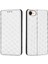 Apple iPhone Se Se Cüzdan Stand Anti-Shock Rhombus Baskılı Deri Kılıf Manyetik Oto (Yurt Dışından) 1