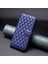 Apple iPhone Se Bf Style-14 Için Baskılı Rhombus Desen Kılıf Yatay Stand Mat Pu Deri Cüzdan Kapak-Mavi (Yurt Dışından) 4