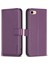 Apple iPhone 6/6s Pu Deri Telefon Kılıfı Stand Flip Cüzdan Kapak-Dark Mor (Yurt Dışından) 1