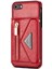 Apple iPhone Se Kickstand Tasarım Cüzdan Pu Deri+Tpu Şok Geçirmez Long Lanyard ile Şık Cep Telefon Kılıfı (Yurt Dışından) 3