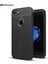 Apple iPhone 8/7-Black Için Litchi Grain Yumuşak Tpu Cep Telefonu Kapağı (Yurt Dışından) 1