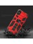 Apple iPhone Xs Için Max Telefon Kılıfı Kickstand Armor Dropproof Pc Tpu Hibrit Kılıf Manyetik Metal Sayfası 6.5 Inç-Kırmızı (Yurt Dışından) 4