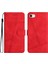 Apple iPhone Se Se Cilt-Touch Hissed Hisset Anti-Fall Vintage Pu Deri Telefon Kapak Çizgileri Baskılı Flip Stand Shell Cüzdan Cüzdan (Yurt Dışından) 1