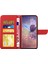 Apple iPhone Xr Için Cilt Touch Duygu Deri Akıllı Telefon Kasası Kelebek Çiçek Deseni Baskılı Flip Cüzdan Telefon Kapağı Bilek Kayış Kırmızısı (Yurt Dışından) 4