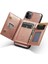 Apple iPhone 11 Için M3 Pro 2-Sour-1 Glittery Pu Deri Kaplamalı Pc+Tpu Geri Kılıf Manyetik Çıkarılabilir Fermuar Cüzdan Kickstand Gold ile Güz Kanıtı Telefon Kapağı (Yurt Dışından) 2