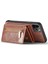 Apple iPhone 11 Için M3 Pro 2-Sour-1 Glittery Pu Deri Kaplamalı Pc+Tpu Geri Kılıf Manyetik Çıkarılabilir Fermuar Cüzdan Kickstand Gold ile Güz Kanıtı Telefon Kapağı (Yurt Dışından) 3