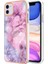 Apple iPhone 11 Yb Imd Serisi-16 Stil E Mermer Desen Kılıfı 2.0mm Tpu Elektrokaplanmış Imd Anti-Çizelge Telefon Kapağı Desteği Kablosuz Şarj Günü (Yurt Dışından) 2