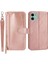 Apple iPhone 11 Şok Geçirmez Cüzdan Kasası Için Stand Fermuarlı Cep Pu Deri Cep Telefonu Koruyucu Kapak Uzun/kısa Kayışlar Altın (Yurt Dışından) 1