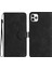 Apple iPhone 11 Pro Flowers Için Drain Flip Stand Telefon Kılıfı Pu Deri Cüzdan Şok Geçirmez Kapak Black (Yurt Dışından) 2
