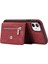 Pu Deri+Tpu Apple iPhone 11 Rfıd Engelleme Kartı Çanta Kickstand-Red ile Telefon Kılıfı (Yurt Dışından) 4
