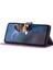 Apple iPhone 11 Pro Flowers Için Desen Flip Stand Telefon Kılıfı Pu Deri Cüzdan Şok Geçirmez Kapak-Mor (Yurt Dışından) 3