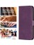Apple iPhone 11 Için Pu Deri Kapağı Bump Kanıtı Baskılı Desen Cüzdan Stand Telefon Flip Case-Purple (Yurt Dışından) 3