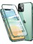 Apple iPhone 11 Için Muti-Color Anti-Cratch Manyetik Kurulum Metal Çerçeve+Temperli Cam Tam Kaplama Telefon Kapağı (Yurt Dışından) 1