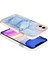 Apple iPhone 11 Yb Imd Serisi-16 Tarzı E Mermer Desen 2.0mm Tpu Elektrumanlı Imd Anti-Çizelge Telefon Kapağı Desteği Kablosuz Şarj Mavisi (Yurt Dışından) 3