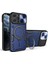 Apple iPhone 11 Pro Rotatable Kickstand Koruyucu Kapak Pc+Tpu Slide Camera Kapak-Mavi ile Telefon Kılıfı (Yurt Dışından) 1