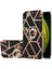 Mermer Desen Imd Tasarım Esnek Tpu Telefon Vaka Koruyucusu Apple iPhone Se-Black Için Ring Kickstand ile (Yurt Dışından) 3
