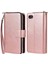 Apple iPhone 8/7 Ultra-Ince Telefon Kabuğu Pu Deri Deri Cüzdan Telefon Kılıfı Stand Kapağı 9 Kart Yuvası ve Fermuar Cep Altın (Yurt Dışından) 1