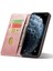 Apple iPhone 11 Pro Telefon Standı Için Işletme Stili Buzağı Doku Cüzdan Manyetik Deri Telefon Kapağı Altın (Yurt Dışından) 1