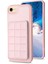 STYLE-BF24 Kart Tutucu Kılıfı Apple iPhone 6/6s Kickstand Deri+Tpu Telefon Kapak Pembe (Yurt Dışından) 2