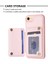 STYLE-BF24 Kart Tutucu Kılıfı Apple iPhone 6/6s Kickstand Deri+Tpu Telefon Kapak Pembe (Yurt Dışından) 4