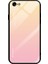 Gradyan Cam+Tpu+Pc Hibrit Geri Kılıf Apple iPhone Se -Gold Pembesi (Yurt Dışından) 3