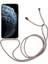 Tpu+Akrilik Arka Kapak Apple iPhone 11 Pro-Şeffaf Telefon Kasası Ayarlanabilir Kordonlu Altın ile (Yurt Dışından) 3