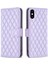 Apple iPhone Xs Max Telefon Kılıf Cüzdan Kapağı, Bf Style-14 Baskılı Rhombus Desen Genel Kapsama Standı Mat Pu Deri Kılıf Durumu (Yurt Dışından) 1