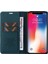 Apple iPhone X/xs Için Telefon Kılıfı Tam Koruma Telefon Cüzdan Kapağı Manyetik Otomatik Absorbed Pu Deri Deri Flip Telefon Kılıfı Stand Yeşili (Yurt Dışından) 4