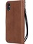 Kt Deri Serisi-2 Düz Renkli Deri Cüzdan Stand Telefon Kapağı Apple iPhone X/xs-Brown Için Kayış (Yurt Dışından) 3