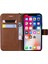Kt Deri Serisi-2 Düz Renkli Deri Cüzdan Stand Telefon Kapağı Apple iPhone X/xs-Brown Için Kayış (Yurt Dışından) 4