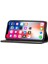 Apple iPhone Xs Için Max Telefon Kılıfı Dokulu Yüzey Folio Flip Koruyucu Kılıf Cüzdanı Manyetik Otomatik Kapanış Deri Kapak Stand-Black (Yurt Dışından) 4