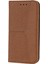 Otomatik Emilmiş Dokuma Doku Cüzdanı Bilek Kayış Deri Kapak Kasası Için Stant Apple iPhone Se-Brown (Yurt Dışından) 2