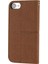 Otomatik Emilmiş Dokuma Doku Cüzdanı Bilek Kayış Deri Kapak Kasası Için Stant Apple iPhone Se-Brown (Yurt Dışından) 3