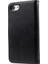 Kelebek Çiçek Manyetik Cüzdan Pu Deri Stand Kılıfı Apple iPhone Se-Black (Yurt Dışından) 2