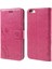 Kelebek Deri Cüzdan Stand Kabuğu Apple iPhone 6s 6 Için Ters Manyetik Toka-Rose ile (Yurt Dışından) 1