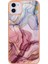 Apple iPhone 11 Yb Imd Serisi-16 Tarzı E Mermer Desen Kılıfı 2.0mm Tpu Elektrokaplanmış Imd Kıvlatıcı Anti-Çizelge Telefon Kapağı Desteği Kablosuz Şarj Altın (Yurt Dışından) 1