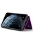 Apple iPhone 11 Için M3 Pro 2-Sour-1 Işıltılı Pu Deri Kaplamalı Pc+Tpu Geri Kılıf Manyetik Çıkarılabilir Fermuar Cüzdan Kickstand-Dark Purple ile Düşme Geçirmez Telefon Kapağı (Yurt Dışından) 4